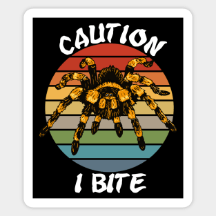 Tarantula "Caution I Bite" Sticker